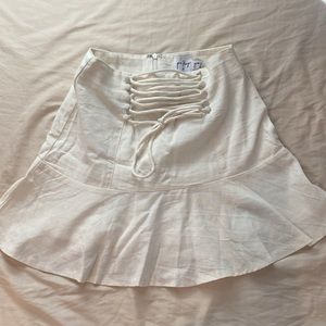 Princess Polly white skirt